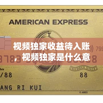 視頻獨(dú)家收益待入賬，視頻獨(dú)家是什么意思 