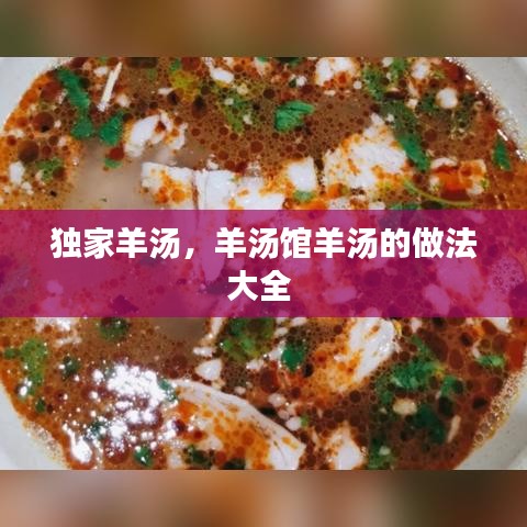 獨(dú)家羊湯，羊湯館羊湯的做法大全 