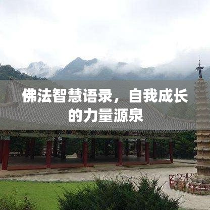 佛法智慧語(yǔ)錄，自我成長(zhǎng)的力量源泉