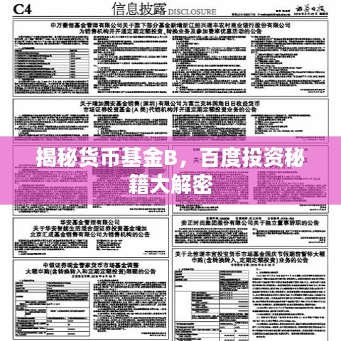 揭秘貨幣基金B(yǎng)，百度投資秘籍大解密