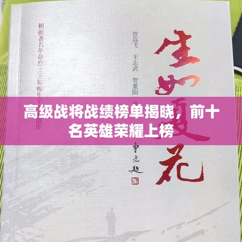 高級戰(zhàn)將戰(zhàn)績榜單揭曉，前十名英雄榮耀上榜