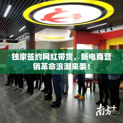 獨家簽約網(wǎng)紅帶貨，新電商營銷革命浪潮來襲！