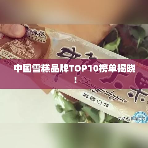 中國雪糕品牌TOP10榜單揭曉！