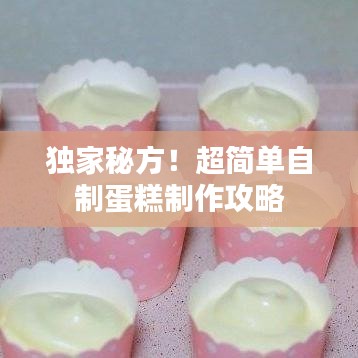 獨(dú)家秘方！超簡(jiǎn)單自制蛋糕制作攻略