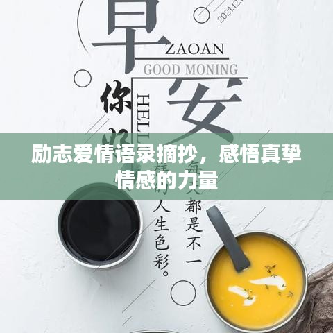 勵(lì)志愛(ài)情語(yǔ)錄摘抄，感悟真摯情感的力量